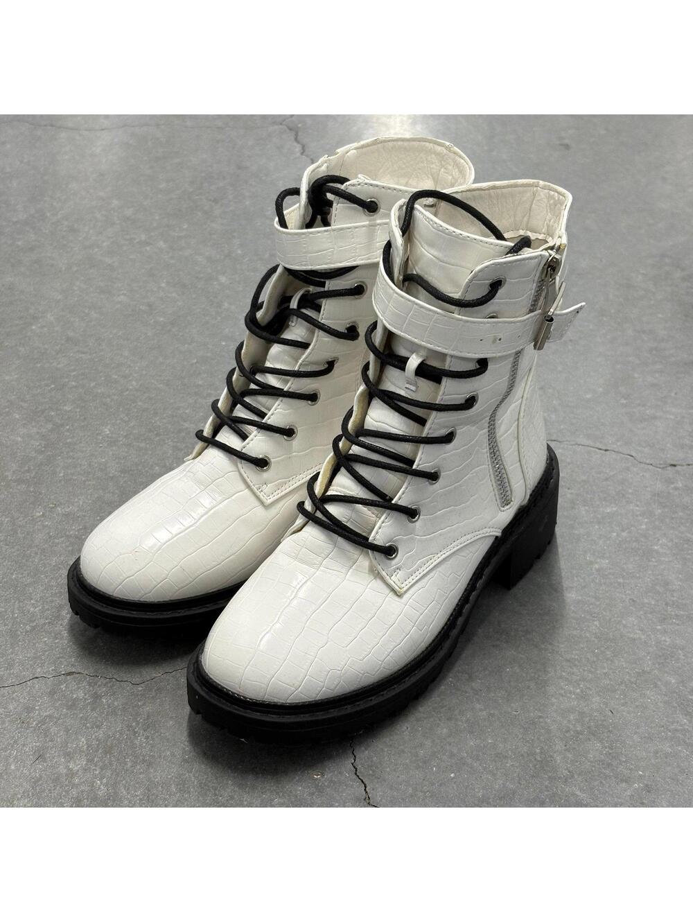 Catherine Malandrino Runner Side Zip Combat Boots